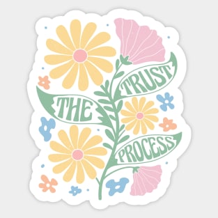 The magic is in you; inspirational; motivational; motivate; inspire; quote; saying; boho; flowers; heal; healing; spiritual; motivational words; Sticker